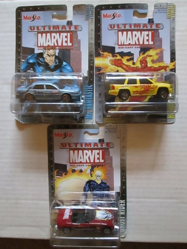 Marvel 32 Stück Die-Cast Metall Superhelden Auto Sammlung von Maisto 2002-04 - Bild 3 von 9