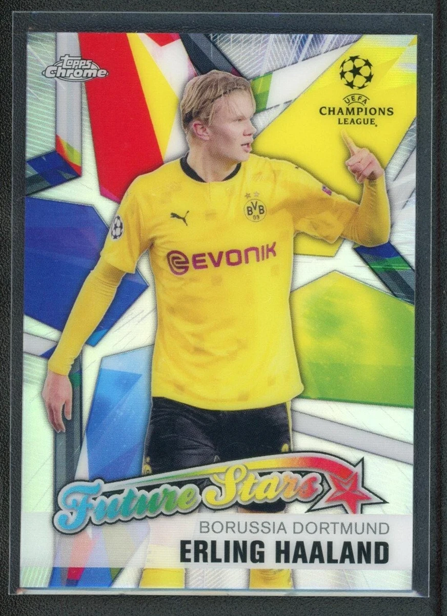2020-21 Topps Chrome UCL Erling Haaland #FS-EH for sale | eBay