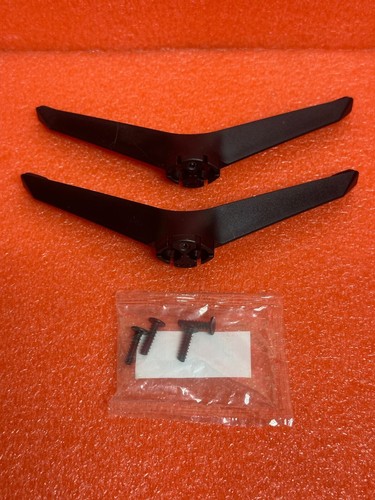 VIZIO D24F-J09 TV STAND LEGS BASE PAIR WITH SCREWS USED *35 - Picture 2 of 3