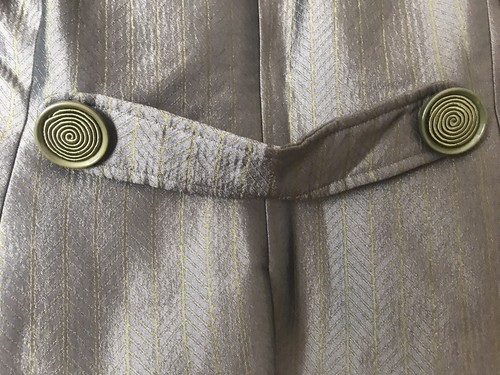 Giorgio Armani Jacket Green Collarless Button Down Wool Women’s Suit Italy Sz 40 - Picture 7 of 15