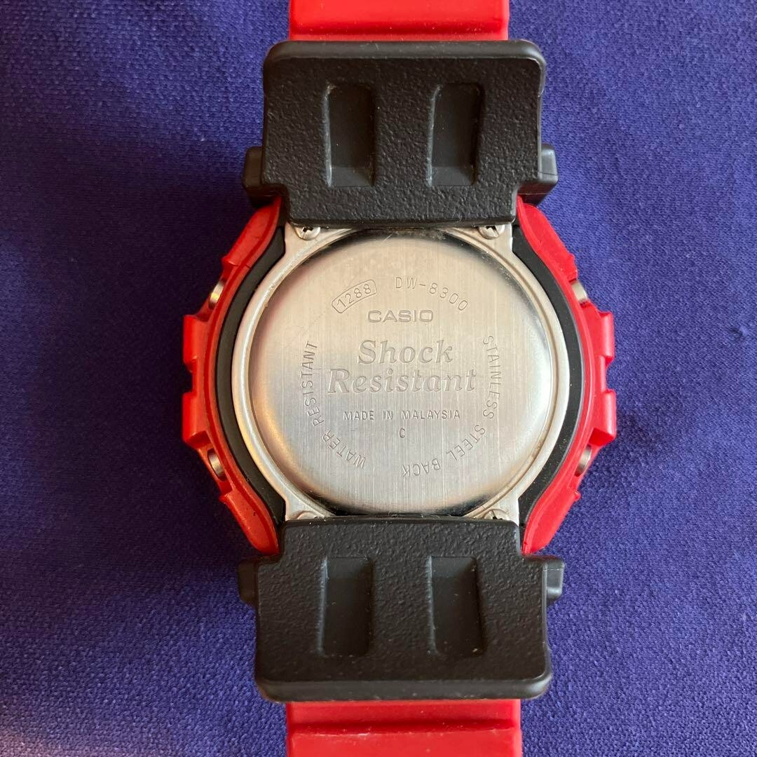 Casio G-Shock DW-8300 Red Gundam Heavy Metal Stargate
