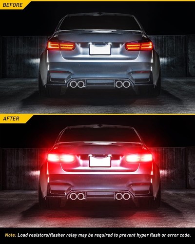 1156 LED Bulb Red 400% Bright 5.5W Replacement for Brake Tail Signal Parking - Picture 9 of 9