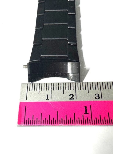 Seiko 5 SKZ Watch band Black Stainless Steel Bracelet 22mm Original Replacement - Picture 8 of 8