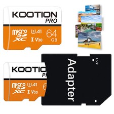 1/2 PACK Micro SD Card Memory 64GB Extreme Ultra Class 10 Flash Memory Cards