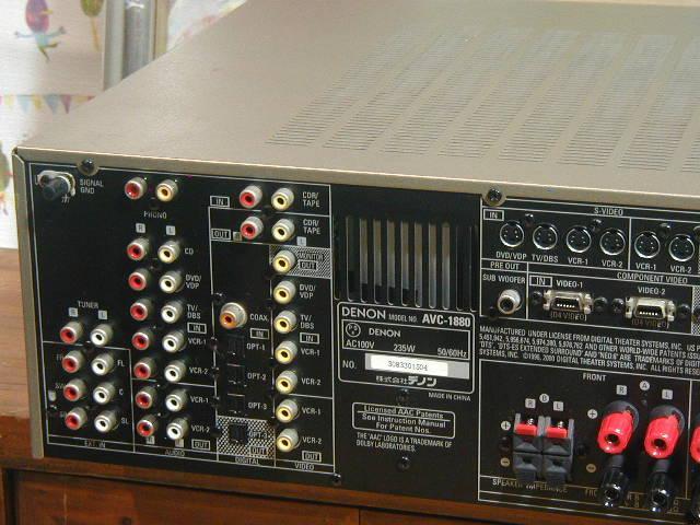 Denon AVサラウンドアンプ AVC-1880 ゴールド Denon AVサラウンドアンプ AVC-1880 ゴールド - メルカリ