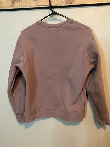 Topshop Mauve Fleece Lined Sweatshirt XS - Picture 7 of 9