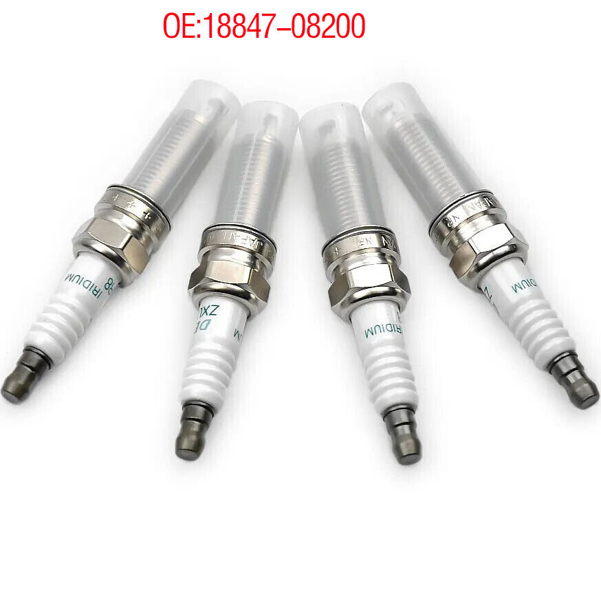 4 Spark Plugs1884708200 for 11-19 Santa Fe Sport Sonata 2.0L Turbo / 2.4L Hybrid