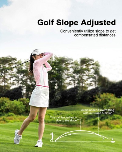Mileseey Precision Golf Rangefinder Fast FlagLock Vibration External LCD Display - Picture 9 of 15