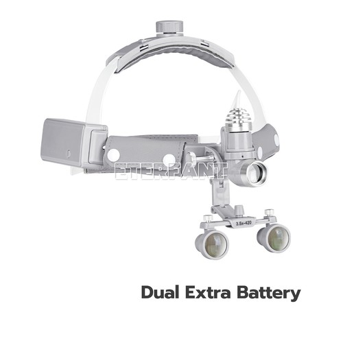 ETERFANT Dental 5W LED Headlight Lamp/3.5X-R Binocular Loupes with 10W Headlight - Picture 53 of 64