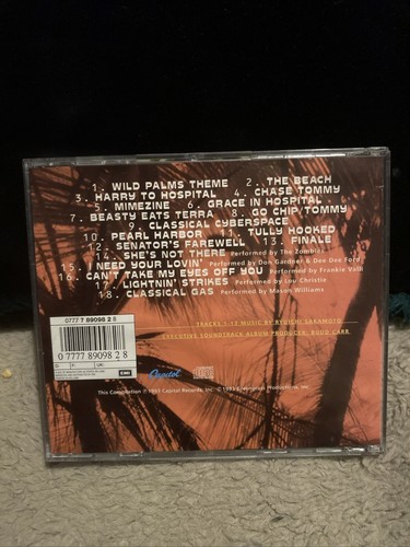 WILD PALMS (Ryuichi Sakamoto) OOP 1993 Capitol TV Score Soundtrack CD - Free P&P - 第 2/7 張圖片