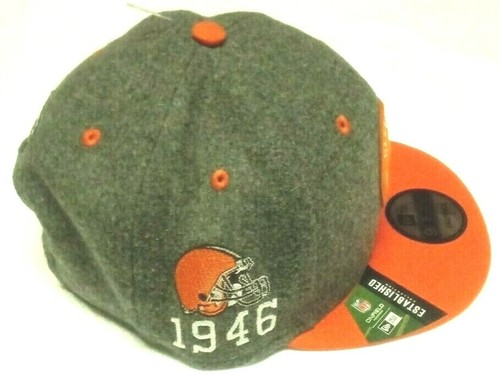 BRAND NEW - NEW ERA 9 FIFTY CLEVELAND BROWNS ESTABLISHED EDITION GRAY/ORANGE - Picture 4 of 5