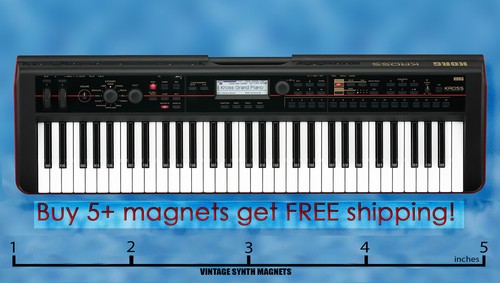 KORG KROME EX NAUTILUS 61 73 88 Kross 2 KINGkorg SYNTH imán refrigerador - Imagen 7 de 33