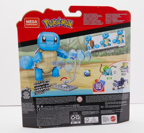 Mega Construx Pokmon Build & Show Squirtle Construction Set, Building BRAND NEW! - Picture 2 of 7