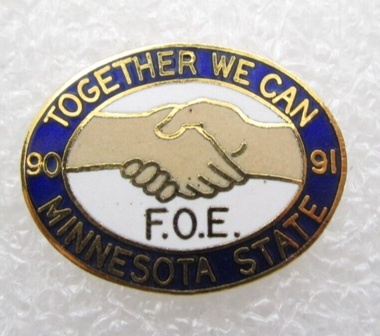 1990-1991 Together We Can FOE Minnesota State Lapel Pin (C770)