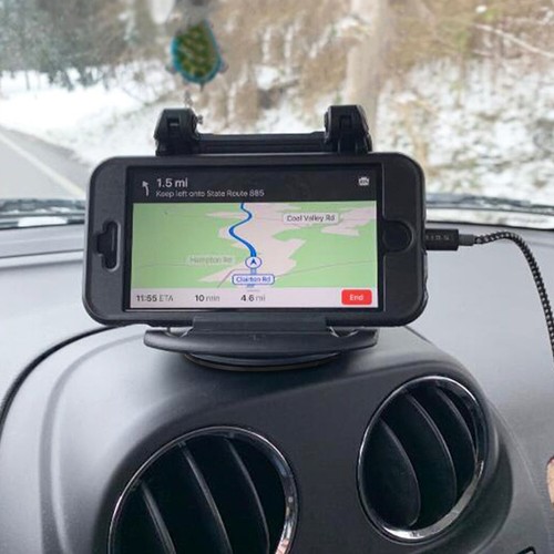 Armaturenbrett Autohalterung Universal Handy KFZ Halter Smartphone Cockpit Navi. - Zdjęcie 5 z 16