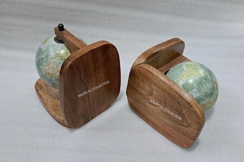 Moderno Juego de Sujetalibros Globo - Soporte de Regalo Decorativo para Decoración de Oficina y Hogar - Imagen 4 de 8