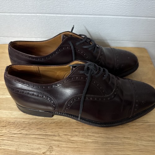 Church's Mens Shoes Custom Grade Brogues tan UK 7 US 8 - Picture 2 of 6