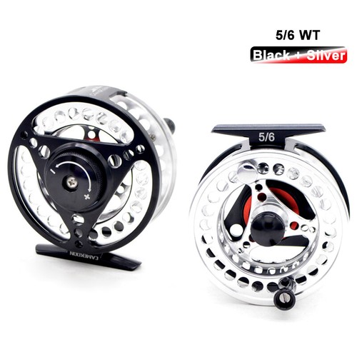 5/6 Weight Fly Fishing Reel Large Arbor with CNC-Machined Aluminum Body & Spool - Picture 15 of 17