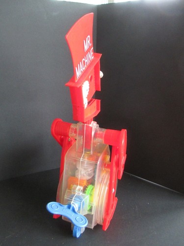 IDEAL MR. MACHINE ROBOT CLEAR PLASTIC 1977 WORKS BSMT - Picture 12 of 19
