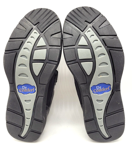 NEW Dr. Comfort Men's Black Brian Diabetic Casual Shoes Size 13W Wide 6410 Dress - Picture 6 of 9