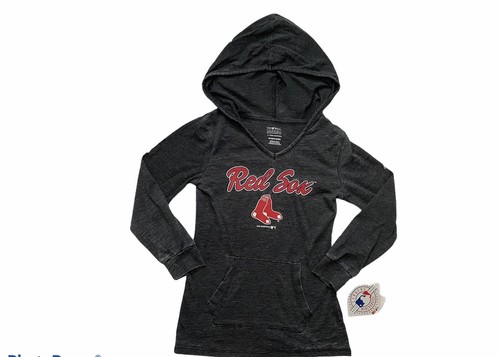 MLB Boston Red Sox Mädchen Shirt Hoodie Gr. Small 6-6x distressed grau - Bild 1 von 10