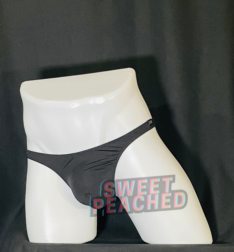 Men’s Swimsuit Bikini Large N2N Bodywear BS24 Brazilian Boykini Black NWT 763 - Picture 3 of 10