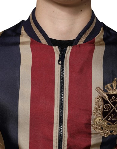 Dolce&Gabbana Men Multicolor Jacket Polyester #DGMillennials Sweatshirt Sz IT 46 - Picture 5 of 8