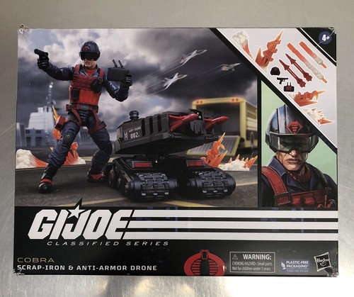 Hasbro G.I. Modellino drone Joe Classified Series 74 rottami-ferro e anti-armatura - Foto 3 di 16