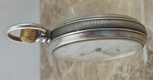 Reloj Bolsillo Eduardiano Plata Thomas Russell Liverpool 15 Joyas aprox. 1910 - Imagen 12 de 15