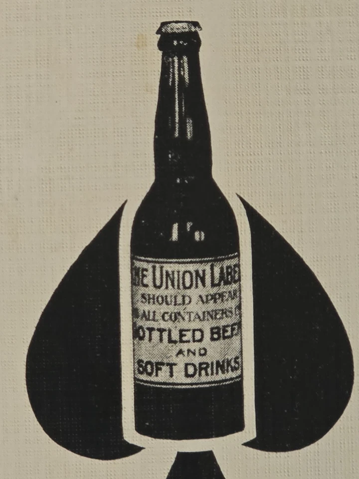 Rare And Historic Antique Intern'l Union Of United Brewery Playing Cards 1918 - Image 3 of 4