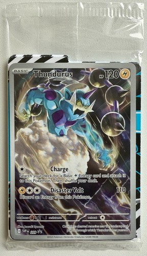 Thundurus SV209 - Pokemon TCG SV Black Bolt - ETB Black Star Promo - NM+/Sealed