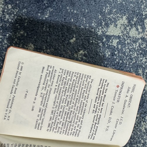 Vtg 1966 New Saint Joseph Daily Missal & Hymnal Catholic Prayer Song Book Bible - Picture 14 of 24