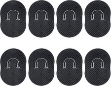 8 Pack Palm Comb for Men, Pocket Hair Combs with Finger Grip, Shampoo Comb for