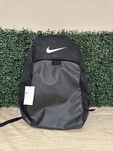 Nike Brasila 9.5 Training Backpack 30L Black & White DM3975-010 NWT - Foto 1 di 6