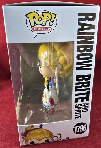 Rainbow Brite With Sprite Hot Topic Exclusive # 1796 (Nib) With Pop Protector - Picture 5 of 7