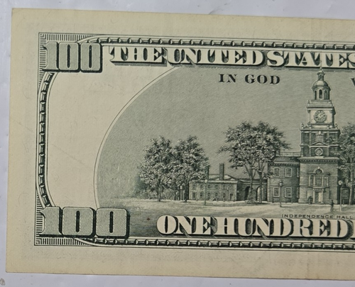 Billete estrella Dallas F-2182k* serie A de 100 dólares 2006 KF01462058* AU - Imagen 5 de 6