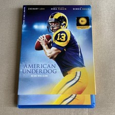 American Underdog (Blu-ray DVD Digital 2021) W/ Slipcover Football Kurt Warner +
