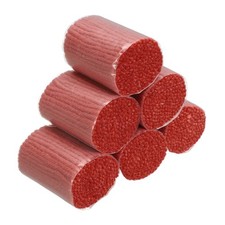 6 Rolls Latch Hook Yarn, 3mm Matte Red Latch Hook Kit Yarn Precut Hook Rugs