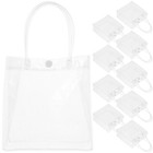  10 Stück durchsichtige PVC-Beutel, Plastiktüten, Business-Geschenktüten,