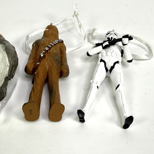Hallmark Star Wars Stormtrooper, Chewbacca & 2 Porgs Weihnachtsschmuck ohne Box - Bild 7 von 13