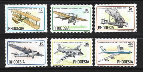 Rhodesia - Scott #408-13 MNH