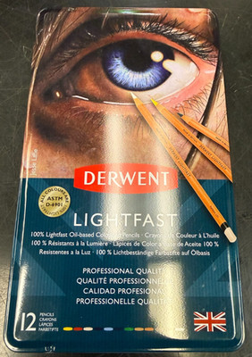 Derwent 12 Lightfast Color Pencils..