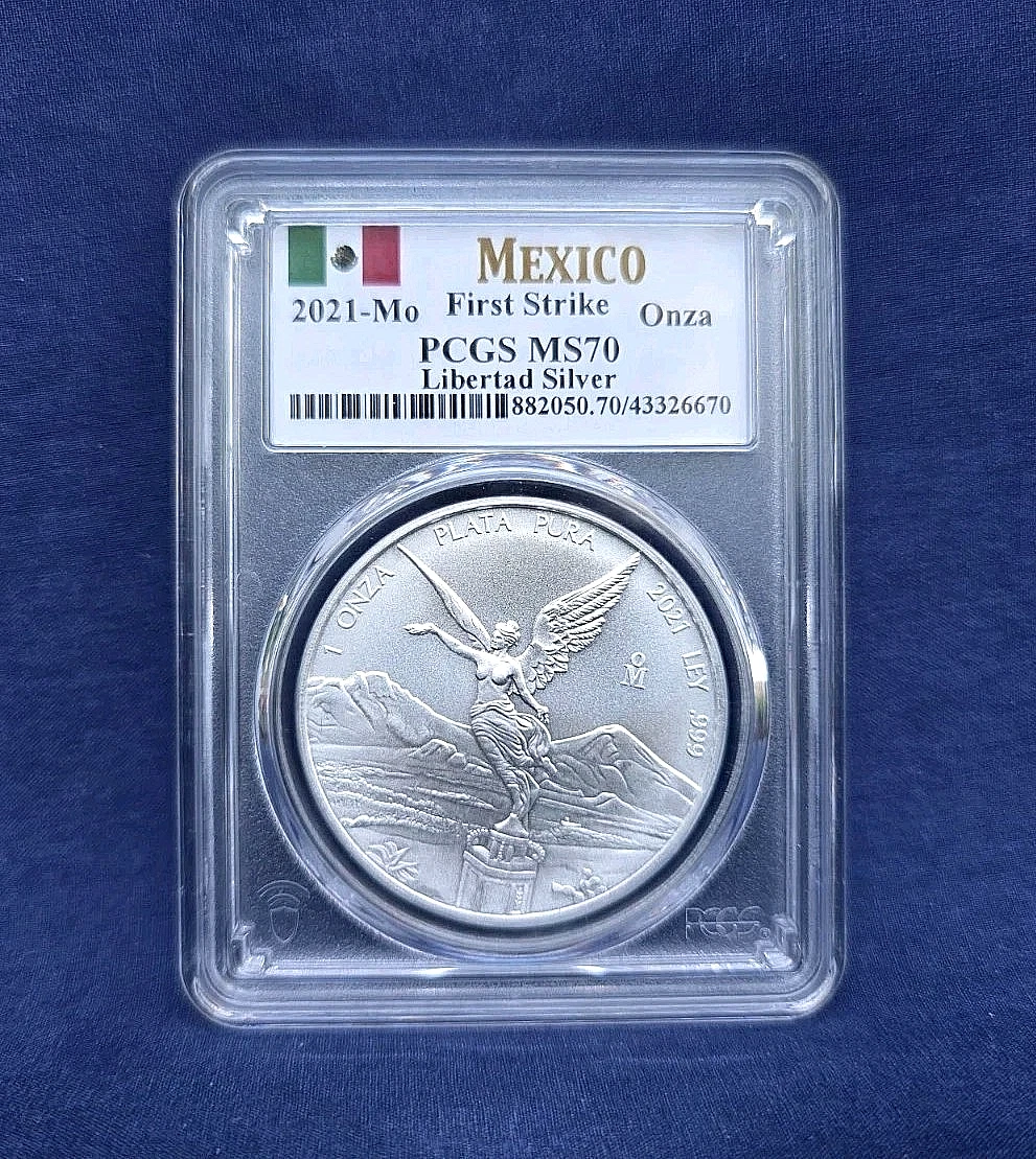 Mexican Libertad PCGS Grade MS 70 Silver Bullion Coins for sale | eBay