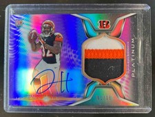2014 Topps Platinum Jeremy Hill Rookie Patch Auto Purple Refractor RC #1/10