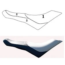 Custom seat cover for Sea-Doo 2014-2020 Spark 3 person seat