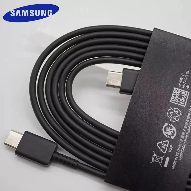 10x Original Samsung EP-DW767JBE Galaxy S24 S23 S22 S21 USB-C 6FT Charge Cable - Image 2 of 3