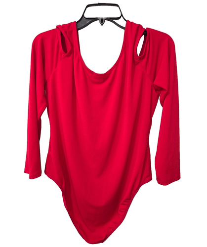 Body Bisou Bisou Rojo Hombro Frío Talla XL - Imagen 3 de 9