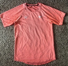 Nike Rafa Slam Shirt Mens XS Aeroreact Slam Tennis Top Short Sleeve CI9152 854