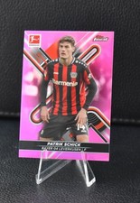 2021-22 Topps Finest Bundesliga Pink Patrik Schick 83/300 Bayer Leverkusen
