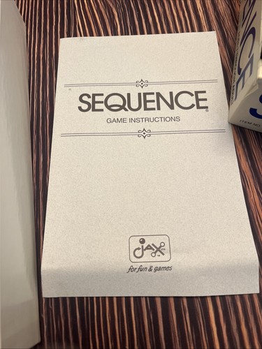 Jax 8002 Sequence Board Game Nice Complete - Picture 6 of 7